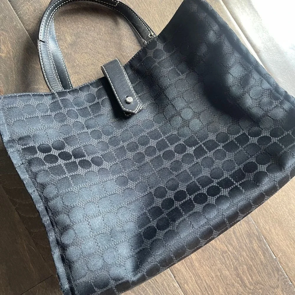 Vintage Kate Spade Print Mini Tote Bag